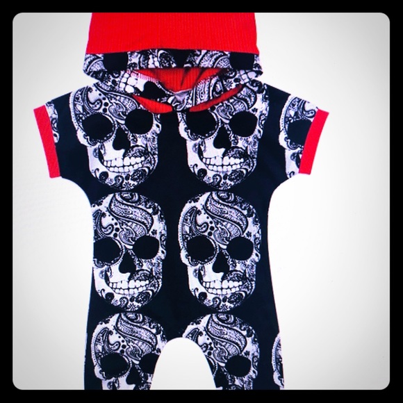 skull jumpsuit